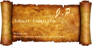 Jobszt Pompilla névjegykártya